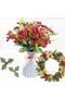 20Pcs Mini Realistic Pearl Fruit Flower Pot Ornament Mini Pearl With Tying Wire Red - 6