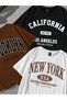 Unisex Women Men Brooklyn, California, New York Printed Oversize T-Shirt 3 Pack T-Shirt - 2