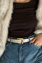 Wendy Gold Buckle Women's Belt