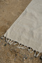 Coastline Double Sided Curl 100X180 cm Unpainted 100% Organic Cotton Fringed Beach Towel - 3