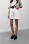 Ecru Basic Denim Shorts - 2