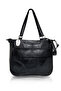Genuine Leather Black Crossbody Messenger Bag with Multi-Pockets - 2