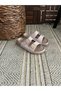 Glitter Stone Orthopedic Soft Sole Comfort Model Slippers Double Buckle Brk Daily Comfortable Slippers - 3