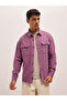 Men's Pink Solid Relax Fit Overshirt for Every Occasion - 7