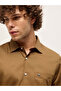 Men's Brown Tailored Fit Solid Formal Shirt for Every Occasion - 6