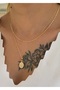 Gold 2,Li Enamel Women's Combined Necklace - 3