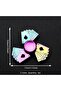 Playing Cards Fidget Spinner, Rainbow Metallic Design, Poker Pattern - 2