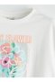Lcw Kids Crew Neck Floral Girl's T-Shirt (S5) - 2