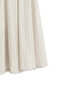 Long Flared Seersucker Skirt Cream - 4