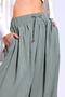 Women's Çağla Premium Soft Textured Modal Elastic Waist Drawstring Pants Njprtenspant5 - 2