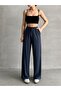 Women's Anthracite Wide Leg Modal Sweatpants - 3