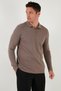 Cotton Slim Fit Half Zipper Polo Neck Sweat Men's Sweat 5903010 - 4