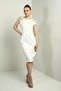 Women's 3D Floral Detailed Underwire Corset Midi Dress - 2