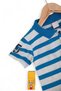Boy's Casual Striped Polo Collar Stylish T-Shirt and Shorts Top and Bottom Set - 4