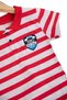 Boy's Casual Striped Polo Collar Stylish T-Shirt and Shorts Top and Bottom Set - 5