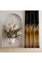 Gold & Red Transitional Background Curtain – Modern & Stunning Design 140X260 cm Single Wing