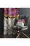 Marble Pattern & Gold Detailed Background Curtain – Luxurious and Stylish Design 140X260 cm Single Wing - 5