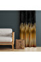 Gold & Red Transitional Background Curtain – Modern & Stunning Design 140X260 cm Single Wing - 6