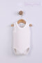 100% Cotton Sleeveless Baby Bodysuit 4 Pieces (0-3 / 3-6 / 6-9 / 9-12 Months Optional) - 5