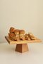 4-Piece Wooden Cake Presentation Tityos with Cube Feet 25X25 and 30X30 Cm, with Pyramid Feet 25X25 and 29X29 cm - 5