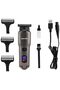 Rechargeable Hair and Beard Trimmer with 180 min Working Time, Detachable Blades and Waterpro - 4