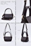 Bitter Brown D10 Single Compartment Adjustable Strap Women's Hand and Shoulder Bag with Snap Closure - 5