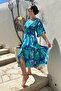 Kate Waist Elastic Slit Long Dress