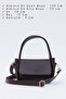 Bitter Brown D10 Single Compartment Adjustable Strap Women's Hand and Shoulder Bag with Snap Closure - 3