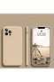 Protective Case, Microfiber Interior, Compatible with iPhone 12 Pro Max, Beige - 3