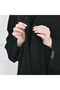 عباءة سوداء مغلقة من حوراء عباية - مقاس 50 - 6