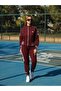Women's Embroidered Zip-Up Top and Bottom Tracksuit Set - 5