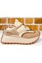 Women's Sneaker High Sole Knitwear Style Sports Shoes - 6