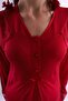 Maternity Nightgown, Cotton Pieces, Comfortable Cut, Long Model, Effortt - Cherry - 7