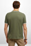 Men's Khaki Slim Fit Slim Fit 100% Cotton Non-Curling Polo Collar T-Shirt - 4