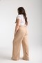 Women's Elastic Waist Plus Size Palazzo Trousers - 5