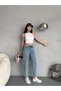 Jeannine Blue Women's Boyfriend Mom Jean High Waist Jeans - 3