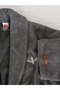 Single Bathrobe Wellness Forest S/M Anthracite - 2