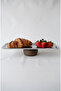 Steel Metal Service Presentation Plate with Wooden Legs - 33 cm - 2