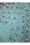 Handcrafted Needlepoint Embroidery Writing/ Needlepoint / Needlepoint Yemeni / Handcrafted Cheesecloth / Head Cover/ Dark Nile - 3