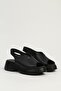 Black Women's Heeled Shoes Pc-7390 - 2