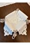 Antique - Bread Cover with Hole Work Detail Cream - 58X58 cm 1 Piece - 3