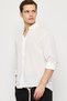 New Season Long Sleeve Men's Linen Shirt - 2