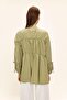 Shirring and Lacing Closure Shrug Shirt Cagla 9333 - 7