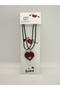 2-Piece Magnetic Heart Couple, Lover & Friendship Necklace Gift, Mother's Day Gift with String - 3