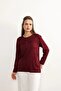 Lifera Pearl Detailed Combed Cotton Mother Blouse, Large Size - 4