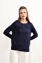 Lifera Pearl Detailed Combed Cotton Mother Blouse, Large Size - 2