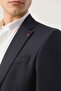 بدلة Ds Damat Slim Fit من مزيج الصوف باللون الأزرق الداكن - 4