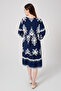 V-Neck Cotton Viscose Dress - 3