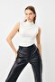 Women's White 2-Piece Sleeveless Body Half Thigh - 6