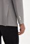 Ds Damat Regular Fit Gray Plain Fabric Jacket - 8